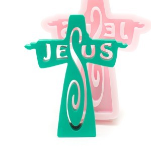 수제몰드 - 예수님모양 십자가 