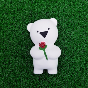 수제몰드 - 꽃을 든 곰돌이 (2D)