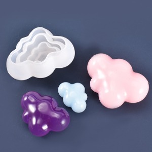 실리콘몰드 - 구름 3종 (선택) 석고 레진 비누 몰드